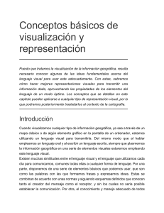 Conceptos básicos de visualización y representación