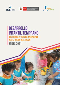 Desarrollo Infantil Temprano ENDES 2021