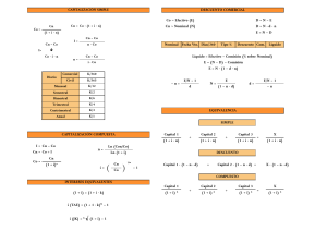 FÓRMULAS GESTIÓN FINANCIERA