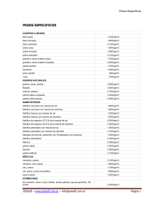 Pesos Especificos