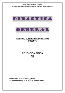 DIDACTICA GENERAL CORRIENTES FILOSOFICAS