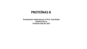 Clase 8 de Proteínas