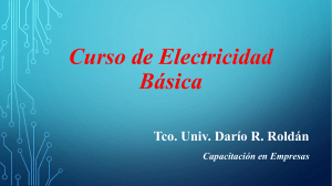 Curso de Electricidad Industrial- Tema 1