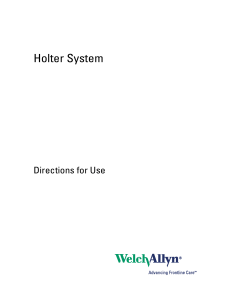 006 700 0035 WA Holter System User Manual English