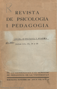 Revista de psicología i pedagogia. 11-1936, n.º 16