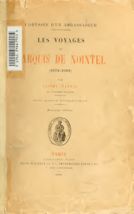 Les Voyages du Marquis de Nointel