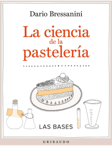 La ciencia de la pasteleria