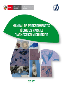 Manual de procedimientos tecnicos para el diagnostico micologico.final
