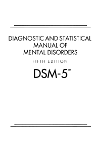 DSM-V. Eng