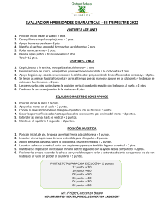 EVALUACIÓN HABILIDADES GIMNÁSTICAS