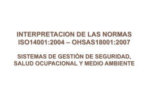 Separata OHSAS18001-ISO14001 Interpretación Norma