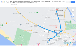 Súper Ley Express Cangrejos a Coppel CARIBE - Google Maps