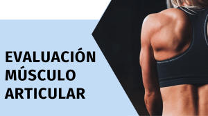 Clase 1 - Evaluación Músculo Articular