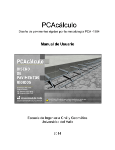 PCAcalculo Manual de Usuario - Enero 2015