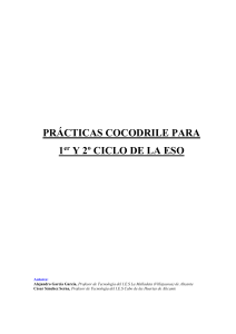 Pr&aacute;cticas Cocodrile ESO: Electricidad, Electr&oacute;nica y Mecanismos