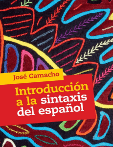 Introduccion a la sintaxis del espanol (Sp - Jose Camacho