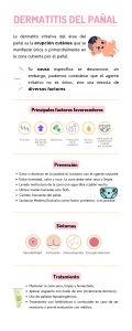 dermatitis pañal infografía