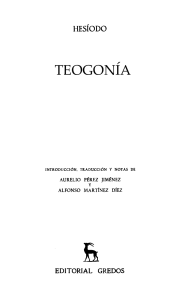 Hesiodo Teogonia 1