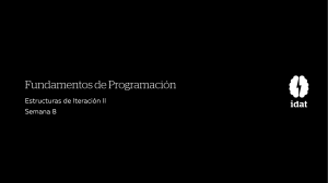 Fundamentos de Programación - Semana 8