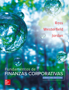 Fundamentos de Finanzas Corporativas. Ross Westerfield, Jordan 11a Ed
