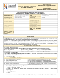 Guía Práctica 1. Administracion y gestion del Servicio Farmaceutico. Gestión en el SF (2022-2) 