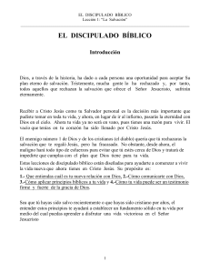 EL DISCIPULADO BIBLICO