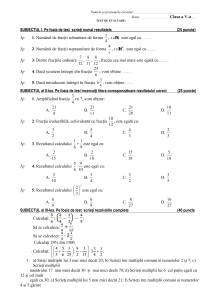 5.10 test fractii ordinare