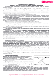 Seminario. 1º Pacial resumen de Teoria III