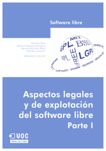 Aspectos legales y de explotacion del software libre - Parte I 