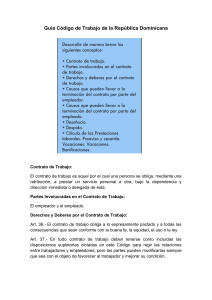 Guía Código de Trabajo de la República Dominicana