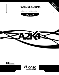 Manual del Instalador A2K4 - PC777