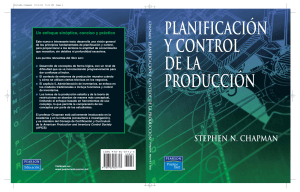 CHAPMAN STEPHEN N;  Planificacion y Control de la Producción