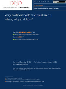 very early orthodontic treatment. when. why and how