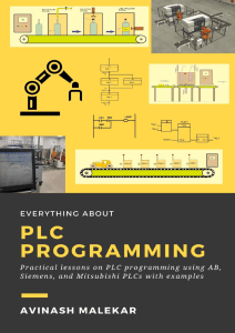 Everything about PLC programming Practical lessons on PLC programming using AB, Siemens, and Mitsubishi PLCs with examples