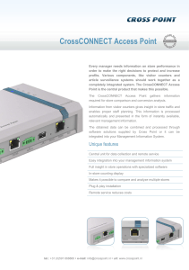 CrossConnect Access Point (CCAP)