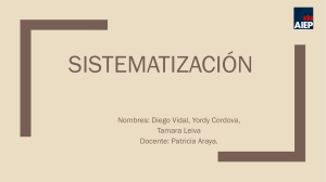 Sistematización1.1