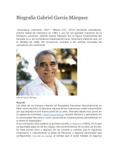 Biografía Gabriel García Márquez