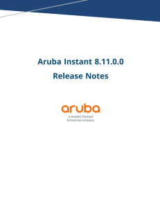 Aruba-Instant-8.11.0.0-Release-Notes