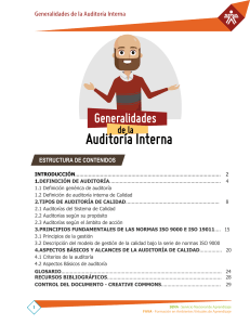 GENERALIDADES DE LA AUDITORIA INTERNA oa1