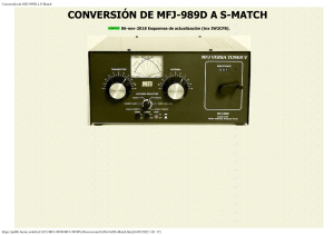 Conversión de MFJ-989D a S-Match