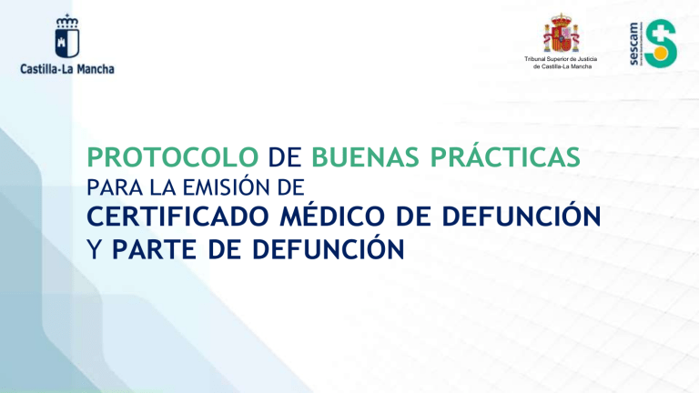 Resumen Protocolo De Buenas Practicas Certificado De Defuncion