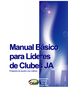 Manual básico para Lideres de club JA.