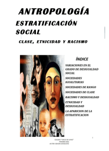 Antropología - Estratificacion social