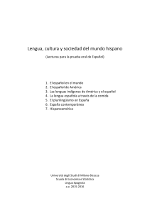 lengua cultura sociedad mundo hispano 8