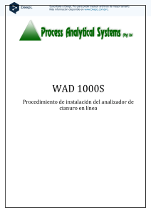 WAD1000-S Installation Procedure V1 es