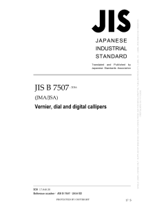 Jis B 7507 - 2016