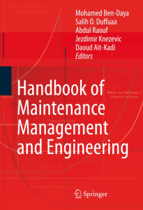 Handbook of maintenance management and engineering (Ahmed E. Haroun, Salih O. Duffuaa (auth.) etc.) (z-lib.org)