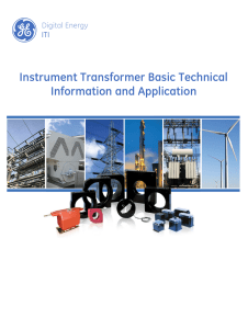 Instrument Transformer Basic Technical Information and Application