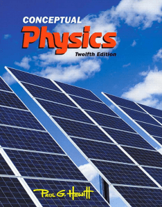 Conceptual Physics - Paul G. Hewitt, 12th Edition
