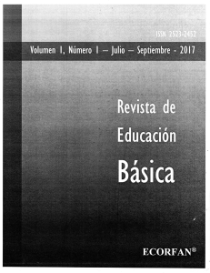 REVISTA DE EDUCACIÓN BÁSICA CONAMTEC